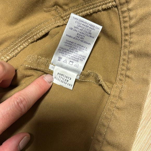 NYDJ Camel Denim Animal Print Jacket Button Down - Picture 9 of 11